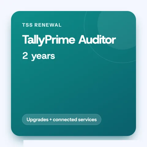 Tally TSS renewal, Auditor, 2 years