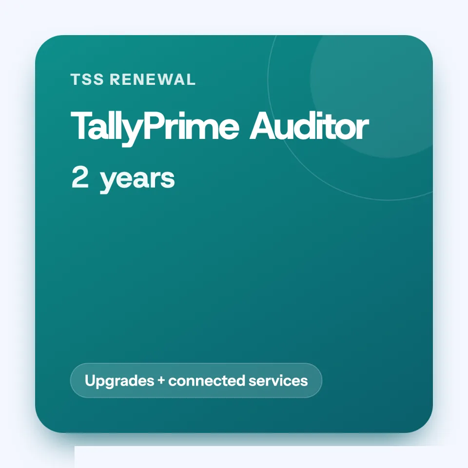 Tally TSS renewal, Auditor, 2 years