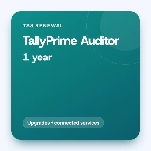 Tally TSS renewal, Auditor, 1 year