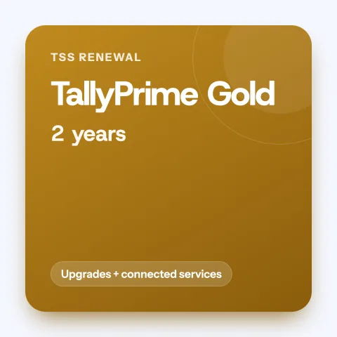 Tally TSS renewal, Gold, 2 years