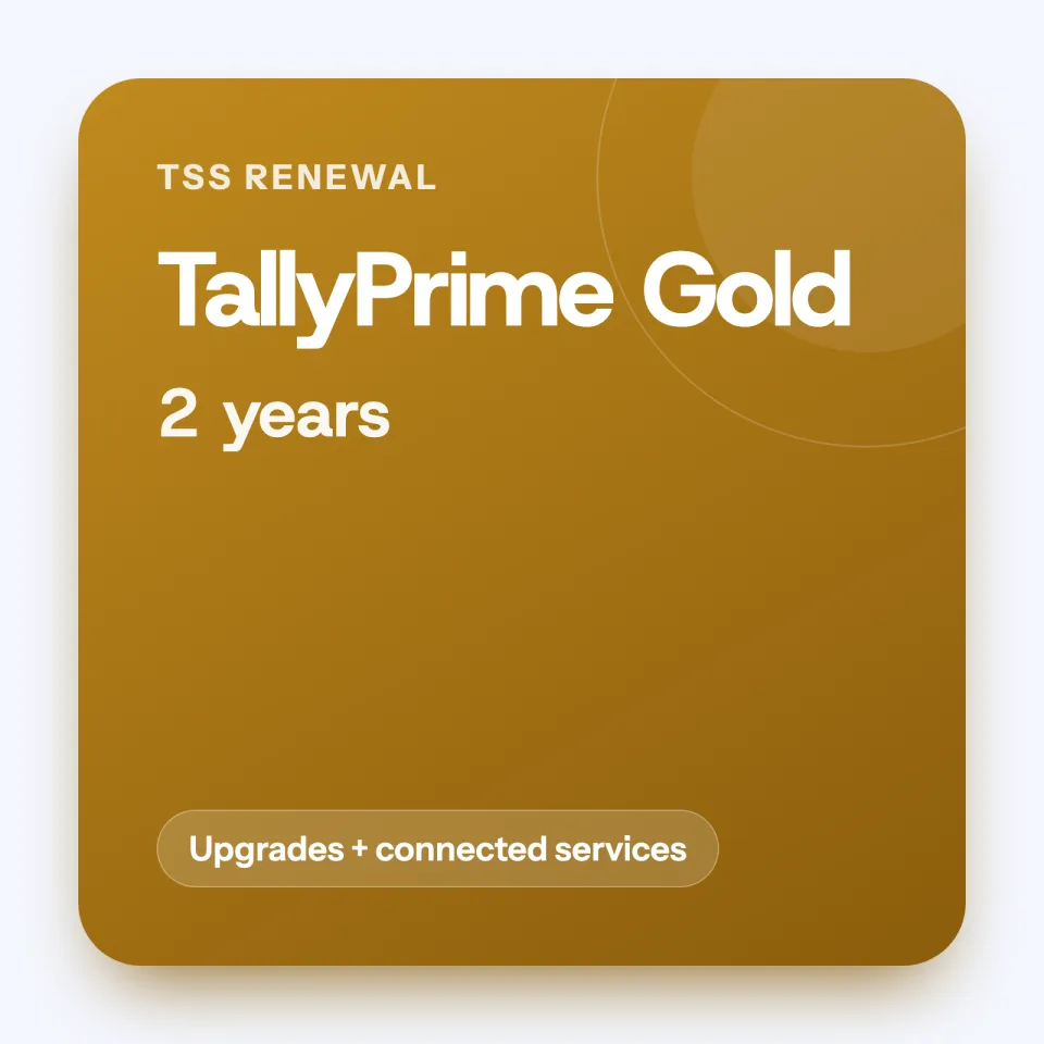Tally TSS renewal, Gold, 2 years