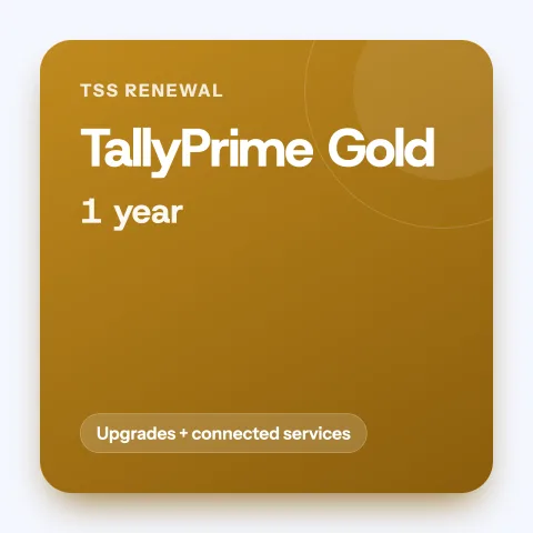 Tally TSS renewal, Gold, 1 year