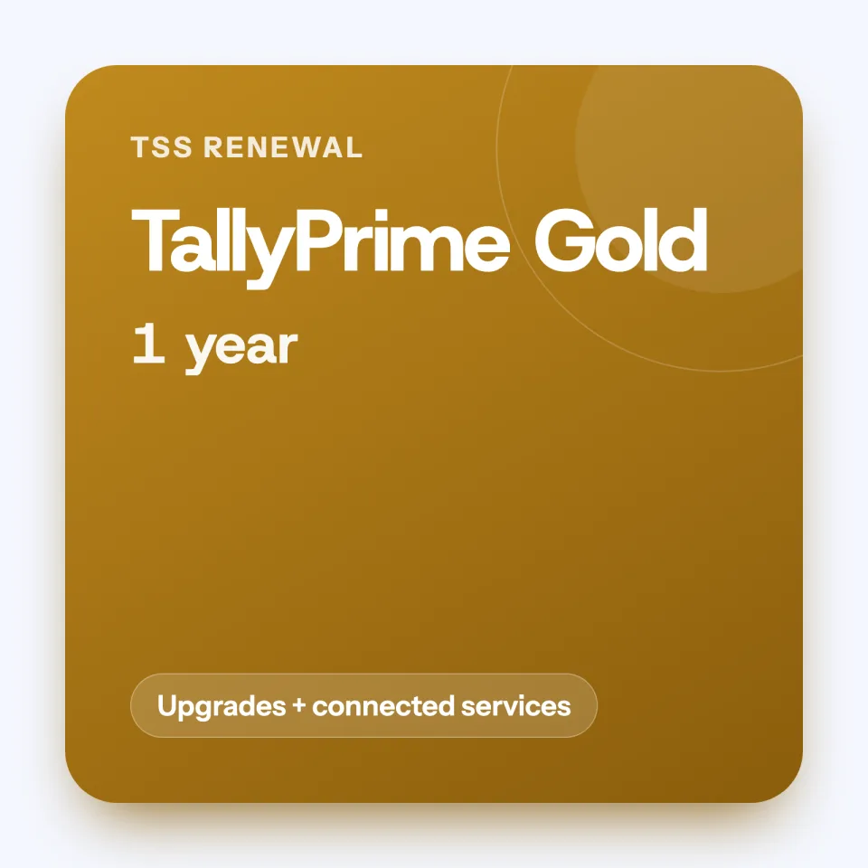 Tally TSS renewal, Gold, 1 year