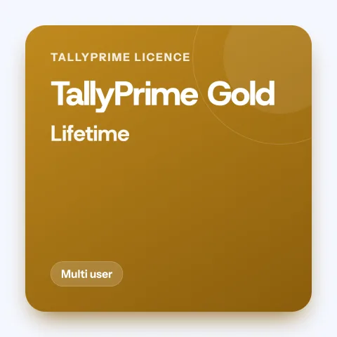 TallyPrime Gold, Lifetime (Multi user)