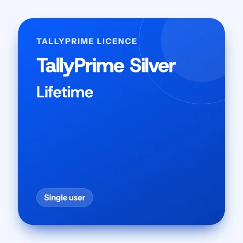 TallyPrime Silver, Lifetime (Single user)